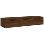 Brown oak engineered wood wall cabinet 102x30x20 cm by vidaXL, Shelves and shelves - Ref: Foro24-817098, Price: 66,77 €, Disc...