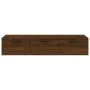 Brown oak engineered wood wall cabinet 102x30x20 cm by vidaXL, Shelves and shelves - Ref: Foro24-817098, Price: 72,16 €, Disc...
