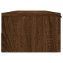 Brown oak engineered wood wall cabinet 102x30x20 cm by vidaXL, Shelves and shelves - Ref: Foro24-817098, Price: 66,77 €, Disc...