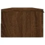 Brown oak engineered wood wall cabinet 102x30x20 cm by vidaXL, Shelves and shelves - Ref: Foro24-817098, Price: 72,16 €, Disc...