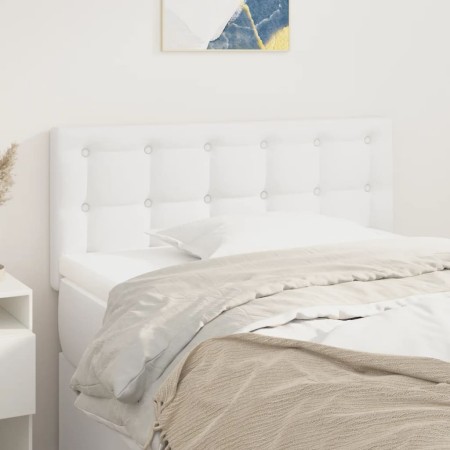Kopfteil aus weißem Kunstleder, 90 x 5 x 78/88 cm von vidaXL, Kopf- und Fußteile - Ref: Foro24-346425, Preis: 48,50 €, Rabatt: %