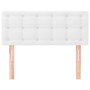 Kopfteil aus weißem Kunstleder, 90 x 5 x 78/88 cm von vidaXL, Kopf- und Fußteile - Ref: Foro24-346425, Preis: 48,50 €, Rabatt: %