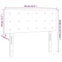 Kopfteil aus weißem Kunstleder, 90 x 5 x 78/88 cm von vidaXL, Kopf- und Fußteile - Ref: Foro24-346425, Preis: 48,50 €, Rabatt: %