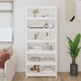 Regal aus massivem weißem Kiefernholz, 80 x 35 x 183 cm von vidaXL, Bücherregale und Regale - Ref: Foro24-821695, Preis: 211,...