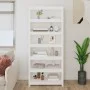 Solid white pine wood shelf 80x35x183 cm by vidaXL, Bookcases and shelves - Ref: Foro24-821695, Price: 208,40 €, Discount: %
