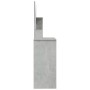 Betongrauer Schminktisch mit Spiegel 86,5x35x136 cm von vidaXL, Schlafzimmerkommoden - Ref: Foro24-802961, Preis: 81,89 €, Ra...