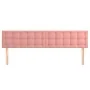 Kopfteile 2 Einheiten aus rosa Samt 100x5x78/88 cm von vidaXL, Kopf- und Fußteile - Ref: Foro24-346535, Preis: 62,46 €, Rabat...