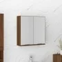 Badezimmerschrank mit Spiegel, braune Eiche, 64 x 20 x 67 cm von vidaXL, Badezimmerwaschtische - Ref: Foro24-817068, Preis: 7...