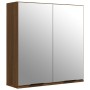 Badezimmerschrank mit Spiegel, braune Eiche, 64 x 20 x 67 cm von vidaXL, Badezimmerwaschtische - Ref: Foro24-817068, Preis: 7...