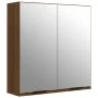 Badezimmerschrank mit Spiegel, braune Eiche, 64 x 20 x 67 cm von vidaXL, Badezimmerwaschtische - Ref: Foro24-817068, Preis: 7...