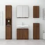 Badezimmerschrank mit Spiegel, braune Eiche, 64 x 20 x 67 cm von vidaXL, Badezimmerwaschtische - Ref: Foro24-817068, Preis: 7...