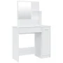Tocador con espejo blanco brillante 86,5x35x136 cm de vidaXL, Tocadores para dormitorios - Ref: Foro24-802963, Precio: 93,58 ...