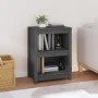 Solid pine wood shelf in gray, 50x35x68 cm by vidaXL, Bookcases and shelves - Ref: Foro24-821701, Price: 50,78 €, Discount: %