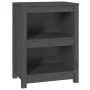 Solid pine wood shelf in gray, 50x35x68 cm by vidaXL, Bookcases and shelves - Ref: Foro24-821701, Price: 50,78 €, Discount: %