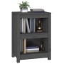 Graues Bücherregal aus massivem Kiefernholz 50x35x68 cm von vidaXL, Bücherregale und Regale - Ref: Foro24-821701, Preis: 60,3...