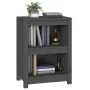 Solid pine wood shelf in gray, 50x35x68 cm by vidaXL, Bookcases and shelves - Ref: Foro24-821701, Price: 50,78 €, Discount: %