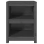 Solid pine wood shelf in gray, 50x35x68 cm by vidaXL, Bookcases and shelves - Ref: Foro24-821701, Price: 50,78 €, Discount: %