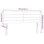 Headboards 2 units black fabric 72x5x78/88 cm by vidaXL, Headboards and footboards - Ref: Foro24-346146, Price: 62,30 €, Disc...