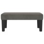 Banco de terciopelo gris oscuro 70x30x30 cm de vidaXL, Bancos - Ref: Foro24-346639, Precio: 36,69 €, Descuento: %