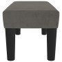 Banco de terciopelo gris oscuro 70x30x30 cm de vidaXL, Bancos - Ref: Foro24-346639, Precio: 36,69 €, Descuento: %