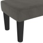 Banco de terciopelo gris oscuro 70x30x30 cm de vidaXL, Bancos - Ref: Foro24-346639, Precio: 36,69 €, Descuento: %