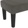 Banco de terciopelo gris oscuro 70x30x30 cm de vidaXL, Bancos - Ref: Foro24-346639, Precio: 39,22 €, Descuento: %