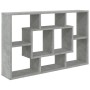 Estantería pared madera ingeniería gris hormigón 85x16x52,5 cm by vidaXL, Closets and storage - Ref: Foro24-801422, Price: 36...