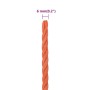 Orangefarbenes Polypropylen-Arbeitsseil 6 mm 250 m von vidaXL, Seile und Metallschnüre - Ref: Foro24-152926, Preis: 31,73 €, ...