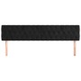 Headboards 2 units of black velvet 100x7x78/88 cm by vidaXL, Headboards and footboards - Ref: Foro24-346392, Price: 82,87 €, ...