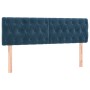Kopfteile 2 Einheiten aus dunkelblauem Samt 80x7x78/88 cm von vidaXL, Kopf- und Fußteile - Ref: Foro24-346366, Preis: 71,60 €...