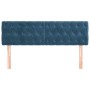 Headboards 2 units of dark blue velvet 80x7x78/88 cm by vidaXL, Headboards and footboards - Ref: Foro24-346366, Price: 69,08 ...