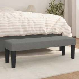 Dark gray fabric bench 100x30x30 cm by vidaXL, Banks - Ref: Foro24-346645, Price: 56,92 €, Discount: %