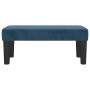 Banco de terciopelo azul oscuro 70x30x30 cm de vidaXL, Bancos - Ref: Foro24-346642, Precio: 43,31 €, Descuento: %