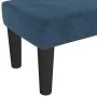 Banco de terciopelo azul oscuro 70x30x30 cm de vidaXL, Bancos - Ref: Foro24-346642, Precio: 42,39 €, Descuento: %