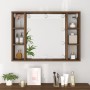 Möbel mit Spiegel und LED in Eichenbraun 76x15x55 cm. von vidaXL, Schränke und Lagerung - Ref: Foro24-820447, Preis: 56,28 €,...