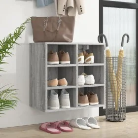 Shoe cabinet in Sonoma grey color, 52.5x30x50 cm by vidaXL, Lockers and storage cabinets - Ref: Foro24-820510, Price: 43,45 €...