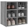 Shoe cabinet in Sonoma grey color, 52.5x30x50 cm by vidaXL, Lockers and storage cabinets - Ref: Foro24-820510, Price: 44,10 €...