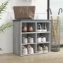 Sonoma grau Schuhschrank 52,5x30x50 cm von vidaXL, Schließfächer und Lagerschränke - Ref: Foro24-820510, Preis: 43,44 €, Raba...
