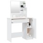 Dresser with white mirror 86.5x35x136 cm by vidaXL, Bedroom Dressers - Ref: Foro24-802957, Price: 88,50 €, Discount: %
