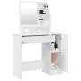 Tocador con espejo blanco 86,5x35x136 cm de vidaXL, Tocadores para dormitorios - Ref: Foro24-802957, Precio: 87,51 €, Descuen...