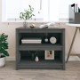 Regal aus massivem grauem Kiefernholz, 80 x 35 x 68 cm von vidaXL, Bücherregale und Regale - Ref: Foro24-821676, Preis: 85,03...