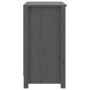 Regal aus massivem grauem Kiefernholz, 80 x 35 x 68 cm von vidaXL, Bücherregale und Regale - Ref: Foro24-821676, Preis: 85,03...