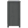 Solid gray pine wood shelf 80x35x68 cm by vidaXL, Bookcases and shelves - Ref: Foro24-821676, Price: 83,96 €, Discount: %