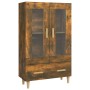 Sideboard aus geräuchertem Eichensperrholz, 70 x 31 x 115 cm von vidaXL, Sideboards - Ref: Foro24-817477, Preis: 90,31 €, Rab...