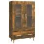 Smoked oak plywood sideboard 70x31x115 cm by vidaXL, Sideboards - Ref: Foro24-817477, Price: 89,13 €, Discount: %