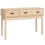 Konsolentisch aus massivem Kiefernholz, 114 x 40 x 75 cm von vidaXL, Seitentische - Ref: Foro24-821754, Preis: 102,45 €, Raba...