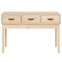 Konsolentisch aus massivem Kiefernholz, 114 x 40 x 75 cm von vidaXL, Seitentische - Ref: Foro24-821754, Preis: 102,45 €, Raba...