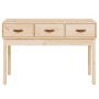 Mesa consola madera maciza de pino 114x40x75 cm de vidaXL, Mesas auxiliares - Ref: Foro24-821754, Precio: 103,70 €, Descuento: %