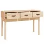 Konsolentisch aus massivem Kiefernholz, 114 x 40 x 75 cm von vidaXL, Seitentische - Ref: Foro24-821754, Preis: 102,45 €, Raba...