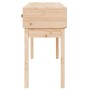 Mesa consola madera maciza de pino 114x40x75 cm